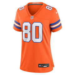 Rod Smith Denver Broncos Women's Mile High Collection 1977 Throwback Retired Player Game Jersey - Orange cheap
