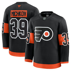 Matvei Michkov Philadelphia Flyers Fanatics Alternate Premium Jersey - Black Jerseys