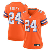 Champ Bailey Denver Broncos Women's Mile High Collection 1977 Throwback Retired Player Game Jersey - Orange discount