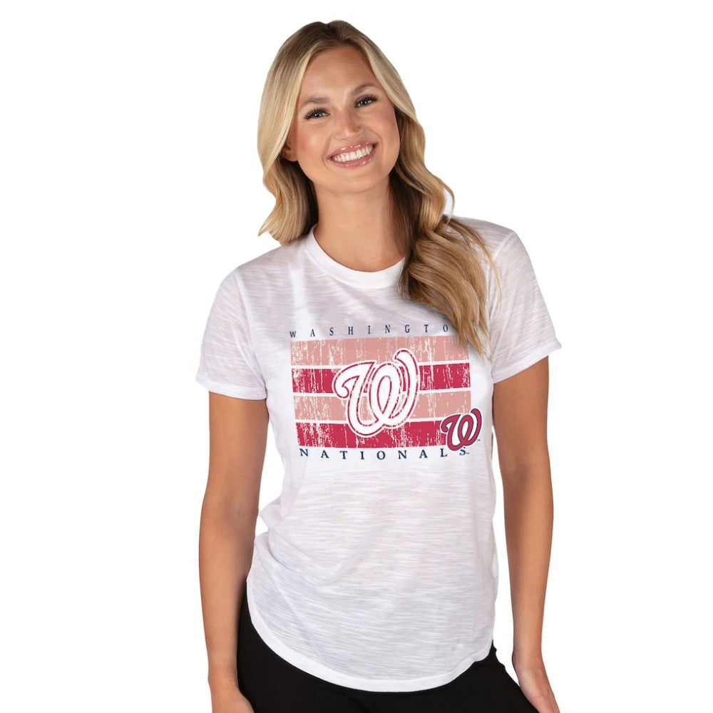 Washington Nationals Concepts Sport Women's Infuse Knit Top White