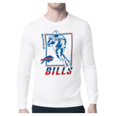 Buffalo Bills Starter Player Grid Graphic Long Sleeve T-Shirt - White discount