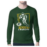 Green Bay Packers Starter Player Grid Graphic Long Sleeve T-Shirt - Olive online