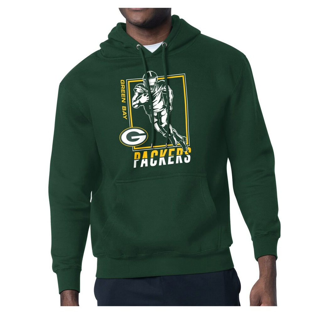 Green Bay Packers Starter Player Grid Pullover Hoodie - Green cheap
