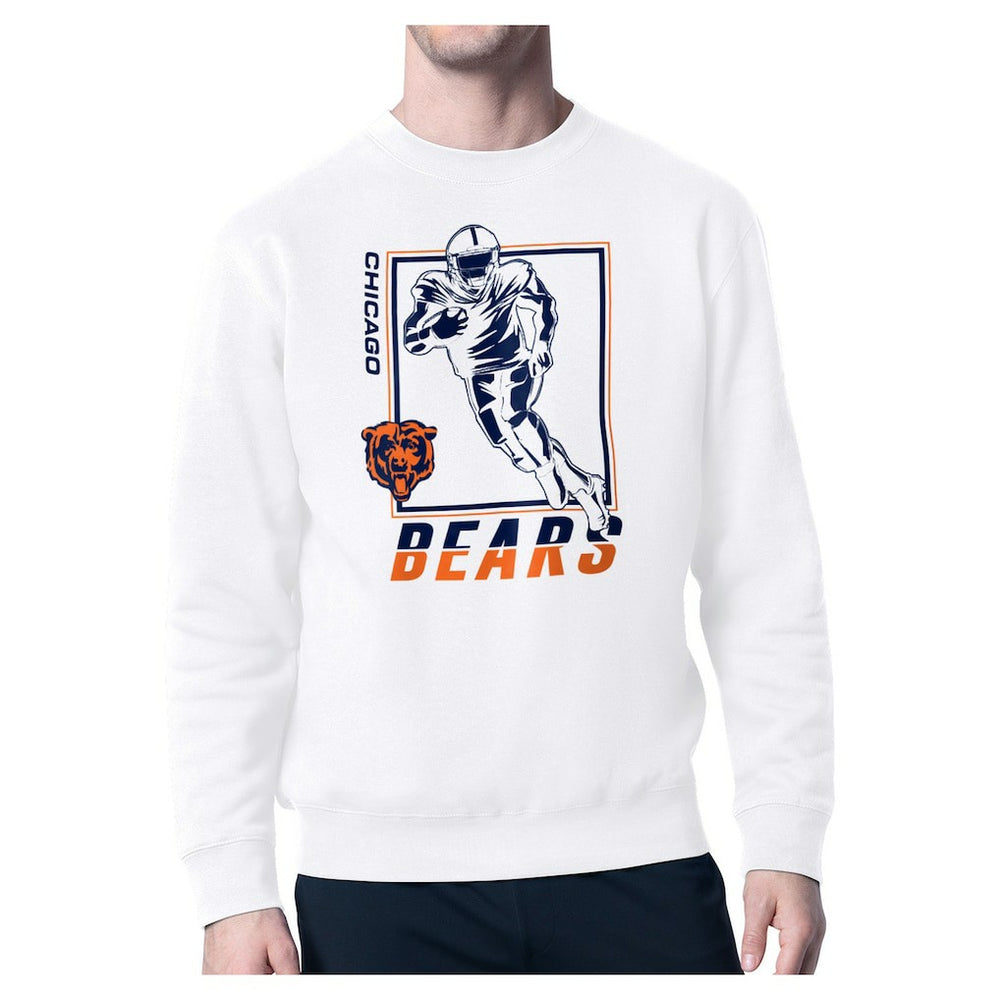 Chicago Bears Starter Player Grid Pullover Sweatshirt - White outlet