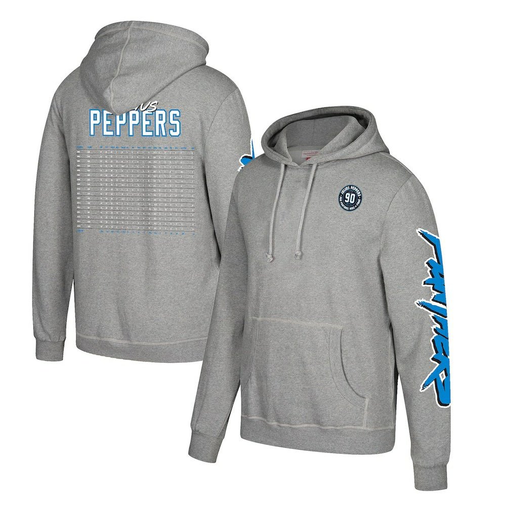 Julius Peppers Carolina Panthers Name & Number Pullover Hoodie – Heather Gray for sale