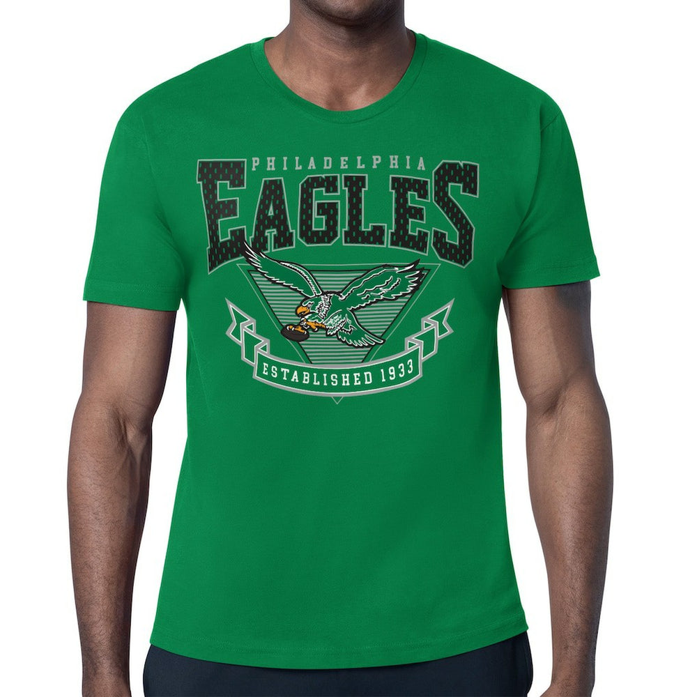 Philadelphia Eagles Starter ‘80s Inspired Retro Logo T-Shirt - Kelly Green on sale