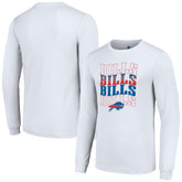 Buffalo Bills Starter Team Name Graphic Long Sleeve T-Shirt - White on sale