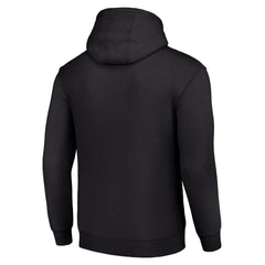 Los Angeles Chargers Starter Four Team Name Logo Fleece Pullover Hoodie - Black for sale