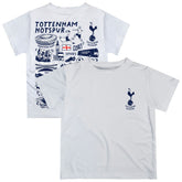 Tottenham Hotspur Vive La Fete Youth Impressions Artwork T-Shirt Sale - White