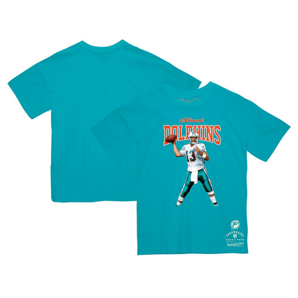 Dan Marino Miami Dolphins Sideline Retired Player T-Shirt - Aqua outlet