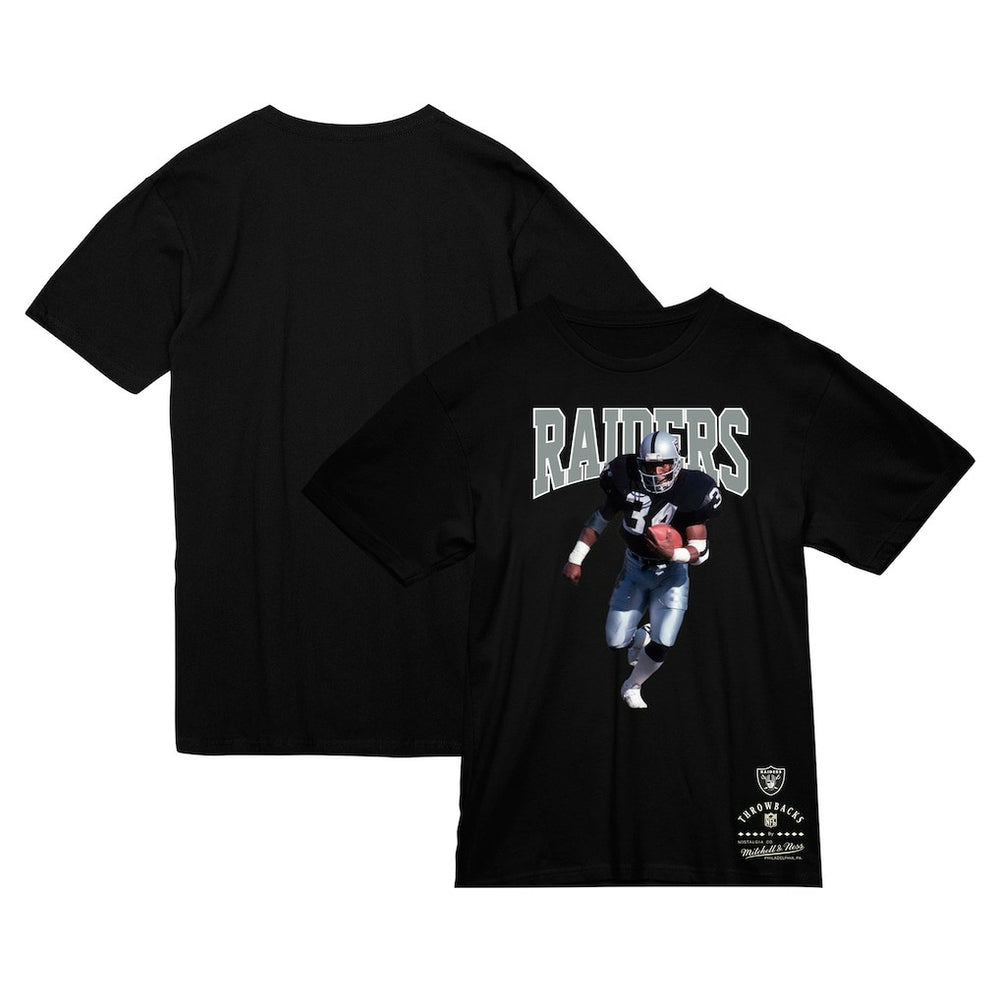 Bo Jackson Las Vegas Raiders Sideline Retired Player T-Shirt - Black on sale