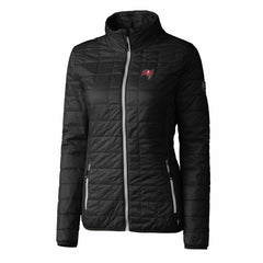 Tampa Bay Buccaneers Cutter & Buck Women's Rainier PrimaLoft Eco Insulated Full-Zip Puffer Jacket - Black discount