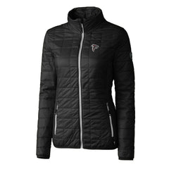 Atlanta Falcons Cutter & Buck Women's Rainier PrimaLoft Eco Insulated Full-Zip Puffer Jacket - Black discount