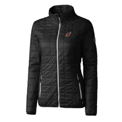 Arizona Cardinals Cutter & Buck Women's Rainier PrimaLoft Eco Insulated Full-Zip Puffer Jacket - Black discount