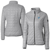Detroit Lions Cutter & Buck Women's Rainier PrimaLoft Eco Insulated Full-Zip Puffer Jacket - Gray discount