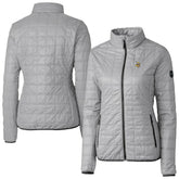 Minnesota Vikings Cutter & Buck Women's Rainier PrimaLoft Eco Insulated Full-Zip Puffer Jacket - Gray on sale