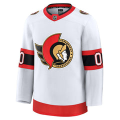 Ottawa Senators Fanatics Away Premium Custom Jersey - White Jerseys