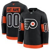 Philadelphia Flyers Fanatics Alternate Premium Custom Jersey - Black Jerseys
