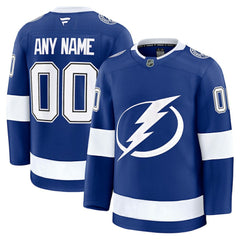 Tampa Bay Lightning Fanatics Home Premium Custom Jersey - Blue Jerseys
