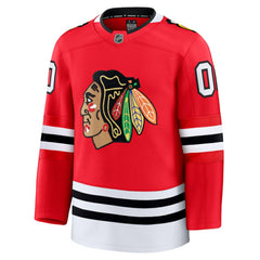 Chicago Blackhawks Fanatics Home Premium Custom Jersey - Red Jerseys