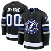 Tampa Bay Lightning Fanatics Alternate Premium Custom Jersey - Black Jerseys
