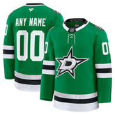 Dallas Stars Fanatics Home Premium Custom Jersey - Kelly Green Jerseys