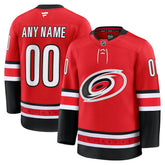 Carolina Hurricanes Fanatics Alternate Premium Custom Jersey - Red Jerseys