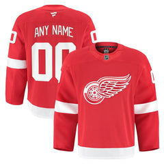 Detroit Red Wings Fanatics Home Authentic Pro Custom Jersey - Red Jerseys