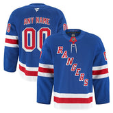 New York Rangers Fanatics Home Authentic Pro Custom Jersey - Royal Jerseys