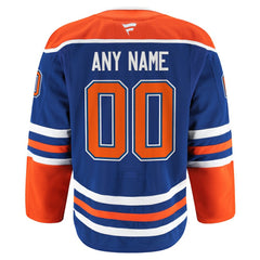 Edmonton Oilers Fanatics Home Authentic Pro Custom Jersey - Royal Jerseys