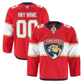Florida Panthers Fanatics Home Authentic Pro Custom Jersey - Red Jerseys