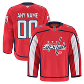 Washington Capitals Fanatics Home Authentic Pro Custom Jersey - Red Jerseys