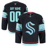 Seattle Kraken Fanatics Home Authentic Pro Custom Jersey - Navy Jerseys