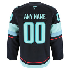 Seattle Kraken Fanatics Home Authentic Pro Custom Jersey - Navy Jerseys