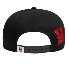 AC Milan New Era 9FIFTY Stretch-Snap Adjustable Hat - Black/Denim for sale