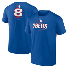 Paul George Philadelphia 76ers Behind The Back Name & Number T-Shirt - Royal cheap