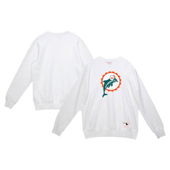 Miami Dolphins Basic Fleece Pullover Sweatshirt - White outlet