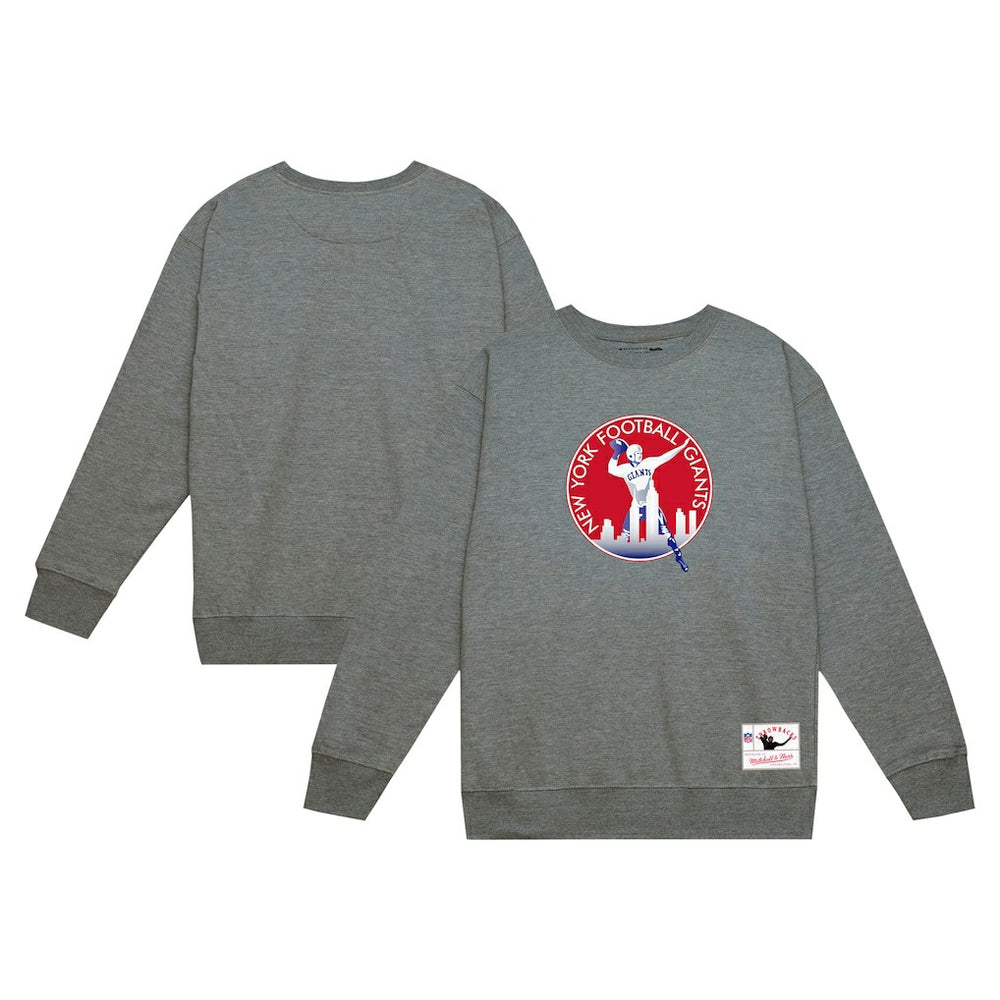 New York Giants Basic Fleece Pullover Sweatshirt - Heather Gray online