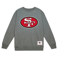 San Francisco 49ers Basic Fleece Pullover Sweatshirt - Heather Gray discount