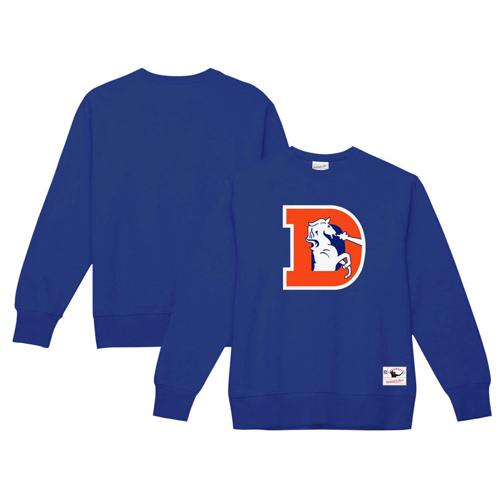 Denver Broncos Basic Fleece Pullover Sweatshirt - Royal outlet