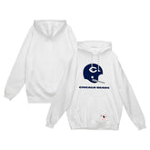 Chicago Bears Helmet Logo Vintage Pullover Hoodie - White sale