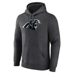 Carolina Panthers Personalized Name & Number Monochrome Pullover Hoodie - Charcoal discount