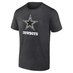 Dallas Cowboys Personalized Name & Number Monochrome T-Shirt - Charcoal on sale