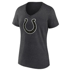 Indianapolis Colts Women's Personalized Name & Number Monochrome V-Neck Long Sleeve T-Shirt - Charcoal discount