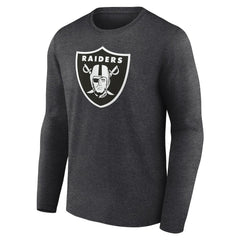 Las Vegas Raiders Personalized Name & Number Monochrome Long Sleeve T-Shirt - Charcoal online