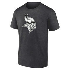 Minnesota Vikings Personalized Name & Number Monochrome T-Shirt - Charcoal on sale