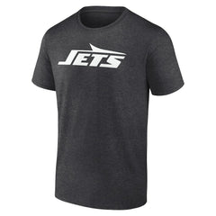New York Jets Personalized Name & Number Monochrome T-Shirt - Charcoal discount