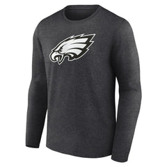 Philadelphia Eagles Personalized Name & Number Monochrome Long Sleeve T-Shirt - Charcoal outlet