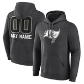 Tampa Bay Buccaneers Personalized Name & Number Monochrome Pullover Hoodie - Charcoal online