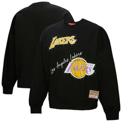 Los Angeles Lakers Women's Hardwood Classics Home Team Pullover Sweatshirt - Black online